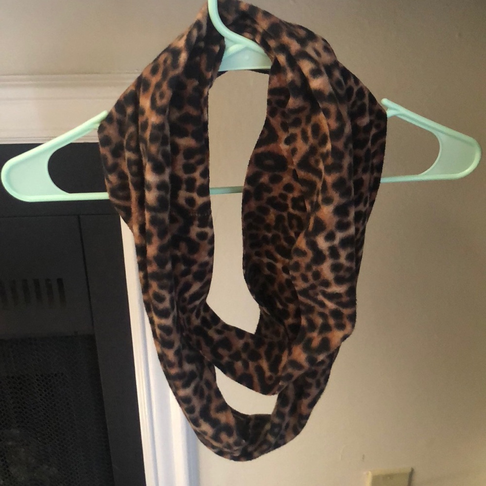 Cheetah print infinity scarf